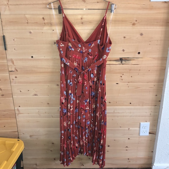 Evolutionary Apparel || NWOT || Floral Summer Belt Tie Pleated Midi … - Picture 3 of 10